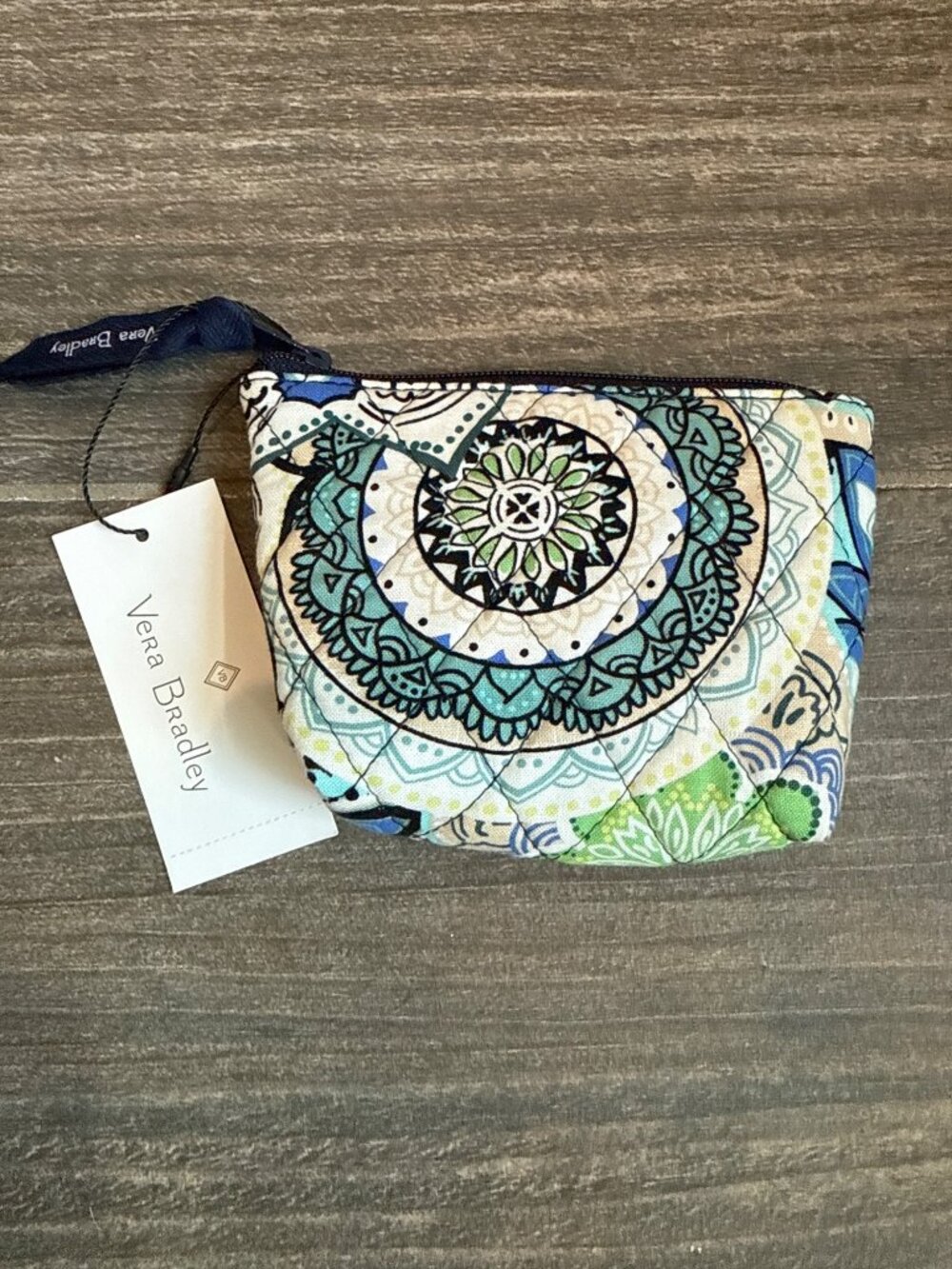 NWT Vera Bradley Coin Purse Sketched Medallion Mini Wallet